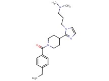 (3-{2-[1-(4-ethylbenzoyl)-4-piperidinyl]-1H-imidazol-1-yl}propyl)dimethylamine