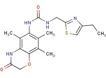 N-[(4-ethyl-1,3-thiazol-2-yl)methyl]-N'-(5,7,8-trimethyl-3-oxo-3,4-dihydro-2H-1,4-benzoxazin-6-yl)urea