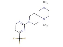 1,4-dimethyl-9-[4-(trifluoromethyl)pyrimidin-2-yl]-1,4,9-triazaspiro[5.5]undecane
