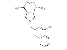 2-{[(3S*,4R*)-3-(dimethylamino)-4-isopropyl-1-pyrrolidinyl]methyl}-4-quinolinol