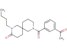 8-(3-acetylbenzoyl)-2-butyl-2,8-diazaspiro[5.5]undecan-3-one