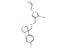 1-(1-allyl-3-methyl-1H-pyrazol-4-yl)-N-{[3-(4-fluorophenyl)tetrahydrofuran-3-yl]methyl}methanamine