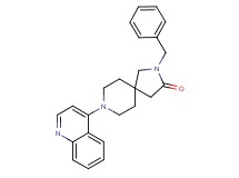 2-benzyl-8-(4-quinolinyl)-2,8-diazaspiro[4.5]decan-3-one