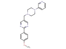 2-(4-methoxyphenyl)-5-{[4-(3-pyridinyl)-1-piperazinyl]methyl}pyrimidine