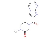4-(imidazo[1,2-a]pyrimidin-2-ylcarbonyl)-1-methyl-2-piperazinone