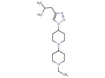 1'-ethyl-4-(4-isobutyl-1H-1,2,3-triazol-1-yl)-1,4'-bipiperidine