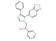 2-[5-(2,1,3-benzoxadiazol-5-yl)-4-phenyl-1H-imidazol-1-yl]-1-pyridin-3-ylethanol