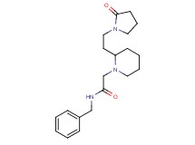 N-benzyl-2-{2-[2-(2-oxo-1-pyrrolidinyl)ethyl]-1-piperidinyl}acetamide