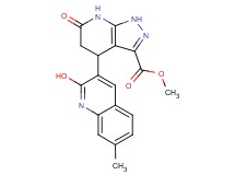 methyl 4-(2-hydroxy-7-methylquinolin-3-yl)-6-oxo-4,5,6,7-tetrahydro-1H-pyrazolo[3,4-b]pyridine-3-carboxylate