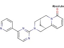 (1S,9R)-11-[4-(3-pyridinyl)-2-pyrimidinyl]-7,11-diazatricyclo[7.3.1.0~2,7~]trideca-2,4-dien-6-one