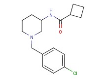 N-[1-(4-chlorobenzyl)-3-piperidinyl]cyclobutanecarboxamide