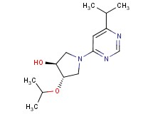 (3S*,4S*)-4-isopropoxy-1-(6-isopropylpyrimidin-4-yl)pyrrolidin-3-ol