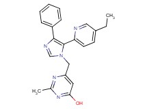 6-{[5-(5-ethylpyridin-2-yl)-4-phenyl-1H-imidazol-1-yl]methyl}-2-methylpyrimidin-4-ol