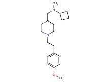 N-({1-[2-(4-methoxyphenyl)ethyl]-4-piperidinyl}methyl)-N-methylcyclobutanamine