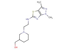 (1-{2-[(1,3-dimethyl-1H-pyrazolo[3,4-d][1,3]thiazol-5-yl)amino]ethyl}piperidin-3-yl)methanol