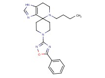 5-butyl-1'-(5-phenyl-1,2,4-oxadiazol-3-yl)-1,5,6,7-tetrahydrospiro[imidazo[4,5-c]pyridine-4,4'-piperidine]