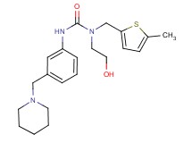 N-(2-hydroxyethyl)-N-[(5-methyl-2-thienyl)methyl]-N'-[3-(piperidin-1-ylmethyl)phenyl]urea