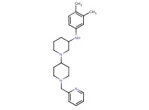 N-(3,4-dimethylphenyl)-1'-(2-pyridinylmethyl)-1,4'-bipiperidin-3-amine