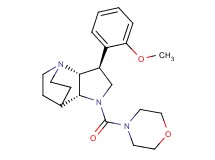 (2R*,3S*,6R*)-3-(2-methoxyphenyl)-5-(4-morpholinylcarbonyl)-1,5-diazatricyclo[5.2.2.0~2,6~]undecane