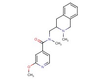 2-methoxy-N-methyl-N-[(2-methyl-1,2,3,4-tetrahydro-3-isoquinolinyl)methyl]isonicotinamide