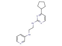 N-(4-cyclopentylpyrimidin-2-yl)-N'-pyridin-3-ylethane-1,2-diamine