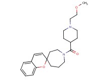 1-{[1-(2-methoxyethyl)piperidin-4-yl]carbonyl}spiro[azepane-4,2'-chromene]