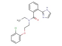 N-[2-(2-chlorophenoxy)ethyl]-N-ethyl-2-(1H-imidazol-2-yl)benzamide