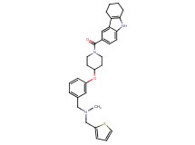 N-methyl-1-(3-{[1-(2,3,4,9-tetrahydro-1H-carbazol-6-ylcarbonyl)-4-piperidinyl]oxy}phenyl)-N-(2-thienylmethyl)methanamine