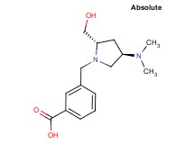 3-{[(2S,4R)-4-(dimethylamino)-2-(hydroxymethyl)pyrrolidin-1-yl]methyl}benzoic acid
