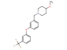 4-methoxy-1-{3-[3-(trifluoromethyl)phenoxy]benzyl}piperidine