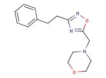 4-{[3-(2-phenylethyl)-1,2,4-oxadiazol-5-yl]methyl}morpholine