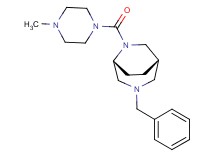 (1S*,5R*)-3-benzyl-6-[(4-methyl-1-piperazinyl)carbonyl]-3,6-diazabicyclo[3.2.2]nonane