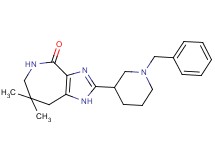 2-(1-benzylpiperidin-3-yl)-7,7-dimethyl-5,6,7,8-tetrahydroimidazo[4,5-c]azepin-4(1H)-one