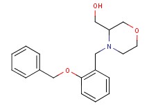 {4-[2-(benzyloxy)benzyl]morpholin-3-yl}methanol