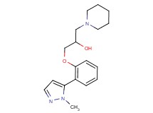 1-[2-(1-methyl-1H-pyrazol-5-yl)phenoxy]-3-piperidin-1-ylpropan-2-ol
