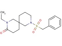 8-(benzylsulfonyl)-2-ethyl-2,8-diazaspiro[5.5]undecan-3-one