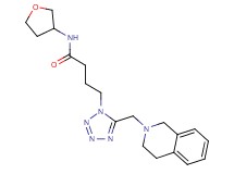 4-[5-(3,4-dihydro-2(1H)-isoquinolinylmethyl)-1H-tetrazol-1-yl]-N-(tetrahydro-3-furanyl)butanamide