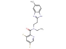 N-ethyl-3,5-difluoro-N-[2-(5-methyl-1H-benzimidazol-2-yl)ethyl]pyridine-2-carboxamide