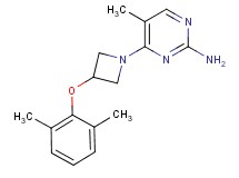 4-[3-(2,6-dimethylphenoxy)azetidin-1-yl]-5-methylpyrimidin-2-amine
