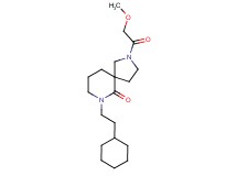 7-(2-cyclohexylethyl)-2-(methoxyacetyl)-2,7-diazaspiro[4.5]decan-6-one