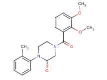 4-(2,3-dimethoxybenzoyl)-1-(2-methylphenyl)-2-piperazinone