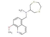 1,4-dithiepan-6-yl[(8-methoxy-5-quinolinyl)methyl]methylamine