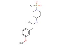 N-[2-(3-methoxyphenyl)-1-methylethyl]-1-(methylsulfonyl)piperidin-4-amine