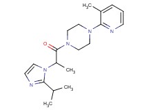 1-[2-(2-isopropyl-1H-imidazol-1-yl)propanoyl]-4-(3-methylpyridin-2-yl)piperazine
