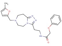 N-(2-{7-[(5-methyl-2-furyl)methyl]-6,7,8,9-tetrahydro-5H-[1,2,4]triazolo[4,3-d][1,4]diazepin-3-yl}ethyl)-2-phenoxyacetamide
