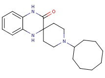 1-cyclooctyl-1',4'-dihydro-3'H-spiro[piperidine-4,2'-quinoxalin]-3'-one