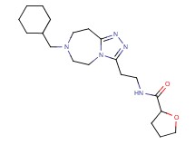 N-{2-[7-(cyclohexylmethyl)-6,7,8,9-tetrahydro-5H-[1,2,4]triazolo[4,3-d][1,4]diazepin-3-yl]ethyl}tetrahydro-2-furancarboxamide
