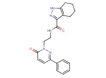 N-[2-(6-oxo-3-phenylpyridazin-1(6H)-yl)ethyl]-4,5,6,7-tetrahydro-1H-indazole-3-carboxamide