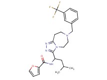 N-(3-methyl-1-{7-[3-(trifluoromethyl)benzyl]-6,7,8,9-tetrahydro-5H-[1,2,4]triazolo[4,3-d][1,4]diazepin-3-yl}butyl)-2-furamide