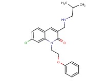 7-chloro-3-[(isobutylamino)methyl]-1-(2-phenoxyethyl)-2(1H)-quinolinone